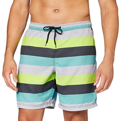 Abbildung von Firefly Herren Badeshorts Ronny, Green Stripe, M