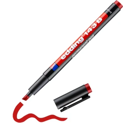 Abbildung von edding Permanent Pen 143 B 1 3mm rot
