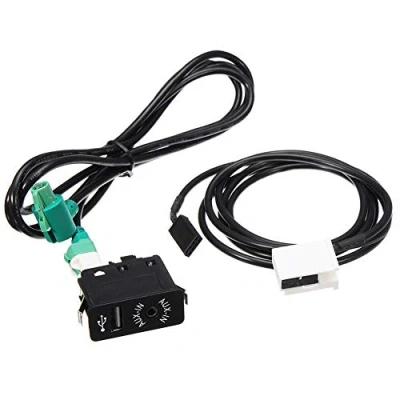 Abbildung von MASO 12 poliger USB AUX Switch Anschluss für BMVV E60 E63 E64 E65 E66 E81 E82 E87 E88 E70 E90 E91 E92