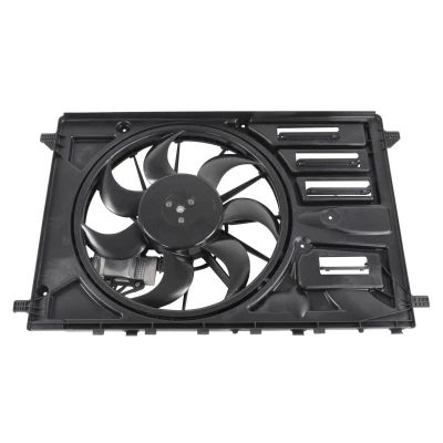 Abbildung von VEMO V95 01 1448 Lüfter 12V 250W mit Halterahmen Steuergerät