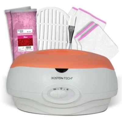 Abbildung von ParaffinLux Paraffinbad für Hände von Boston Tech® Linderung Muskelschmerzen und Arthritis Hydratisiert, macht die Haut weich revitalisiert sie Kapazität 3L + 2 Wachsblöcke Zubehör