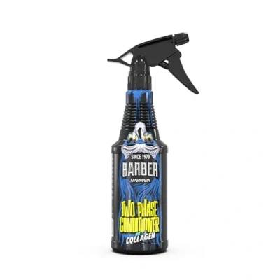 Abbildung von BARBER MARMARA Two Phase conditioner Herren leave in haarpflege Männer anti spliss Haarparfüm Sprühkur Entwirrungsspray spray Men (400ml, No.2 Collagen)