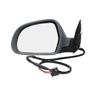Abbildung von Außenspiegel Tyc 332 0042 links grundiert asphärisch, für elektr.Spiegelverstellung, beheizbar SKODA: Octavia 2 Combi, II Schrägheck