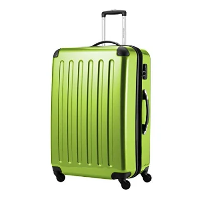 Abbildung von HAUPTSTADTKOFFER Alex Großer Hartschalen Koffer, 4 Doppel Rollen, Trolley, Rollkoffer, Reisekoffer, Volumenerweiterung, 75 cm, 119 Liter, Apfelgrün