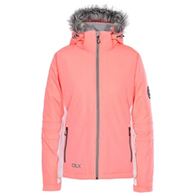 Abbildung von Sandrine Women&#039;s DLX Waterproof RECCO Ski Jacket NEON CORAL XL