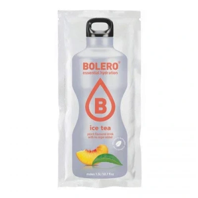 Abbildung von Bolero Drinks 24 Beutel à 9 g mit Pfirsich Eistee Geschmack, Sofortpräparat für Getränke Stevia und Vitamin C, ohne Zucker