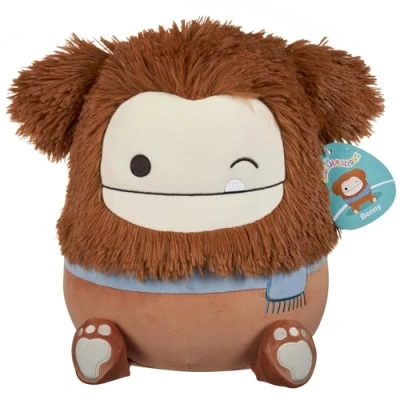 Abbildung von Jazwares Actionfigur Squishmallows Plüschfigur Winking Brown Bigfoot with Scarf Benny 30 cm