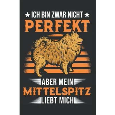 Abbildung von Mittelspitz Notizbuch: Hund / 6x9 Zoll 120 karierte Seiten