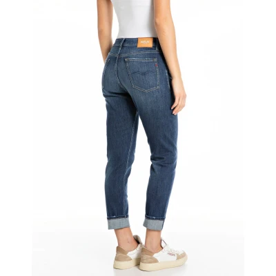 Abbildung von Replay Marty Pants Jeans Relaxed Fit, Damen, Größe: 28x30, Medium blue