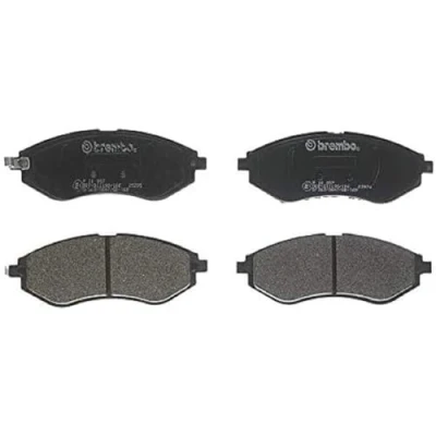 Abbildung von BREMBO P 10 057 Bremsbelagsatz mit akustischer Verschleißwarnung ohne Zubehör CHEVROLET: Kalos Schrägheck, Aveo / Limousine