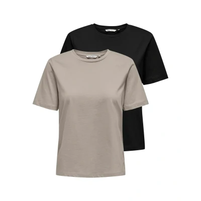 Abbildung von ONLY Kurzarmshirt ONLONLY S/S TEE NOOS 2 PACK (Packung, tlg)