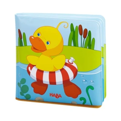 Abbildung von Haba Stoffbuch Babywelt Babyspielbuch Badebuch Schwimmente 1302633001
