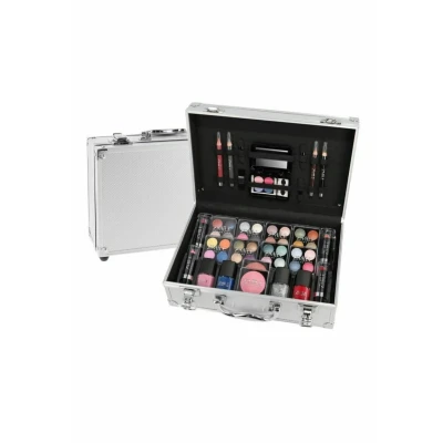 Abbildung von ZMILE COSMETICS Schmink Koffer Schminkkoffer Set Alu Profi Qualität 51 teilig Vegan