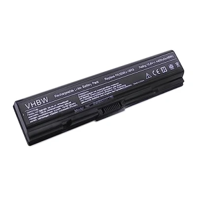 Abbildung von vhbw 1x Akku kompatibel mit Toshiba Satellite L505D Serie Notebook (4400 mAh, 10,8 V, Li Ion)