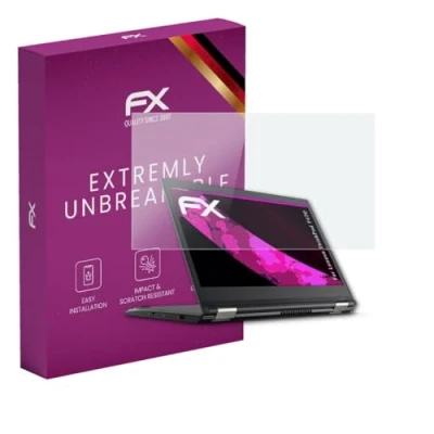 Abbildung von atFoliX Glasfolie kompatibel mit Lenovo ThinkPad T470 Panzerfolie, 9H Hybrid Glass FX Schutzpanzer Folie
