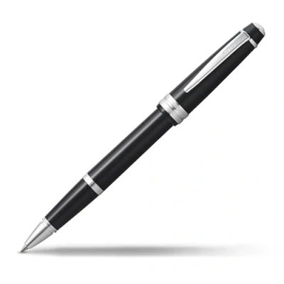 Abbildung von Cross Bailey Light Rollerball (Strichstärke F, Schreibfarbe: schwarz, inkl. Geschenkverpackung) Schwarz