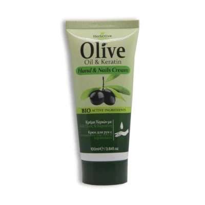 Abbildung von Olive Oil &amp; Keratin Hand Nails Cream 3.64 Oz. by HerbOlive