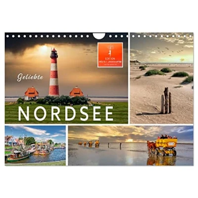 Abbildung von Geliebte Nordsee (Wandkalender 2025 DIN A4 quer), CALVENDO Monatskalender