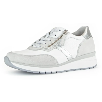 Abbildung von Gabor Keilsneaker &quot;CAPRI&quot;, in Weite H, Außenreißverschluss, Freizeitschuh, Halbschuh, Schnürschuh