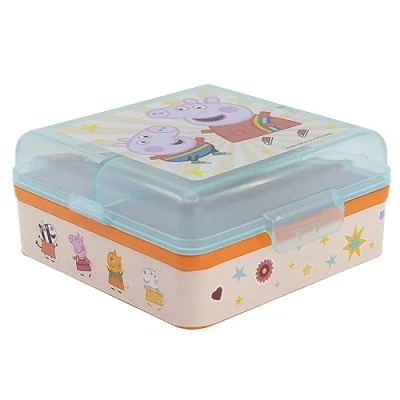 Abbildung von Peppa Pig Frühstücks Lunchbox Quadrat