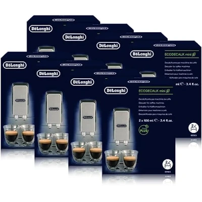 Abbildung von 8x Delonghi Entkalker Eco Dekalk mini 200ml für Kaffee Espresso Vollautomaten