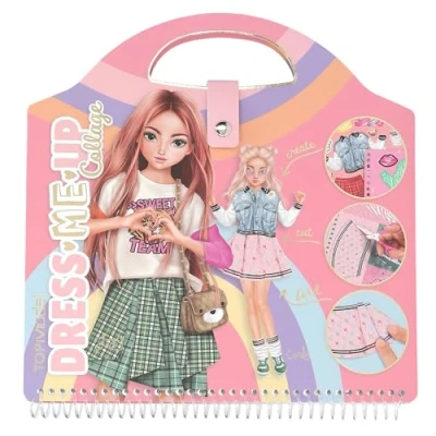 Abbildung von Depesche 13574 TOPModel Dress Me Up Stickerbuch mit 20 Seiten vorgedruckter Ballerina Motive zum Selbstgestalten, inkl. Designpapier und 5 Stickerbogen