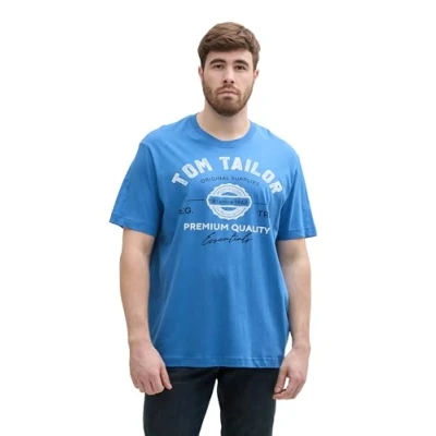 Abbildung von TOM TAILOR Herren 1039944 T Shirt, 11356 Sapphire Blue, 4XL