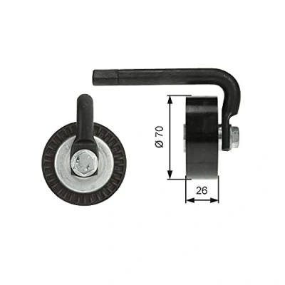 Abbildung von GATES FleetRunner Micro V Kit T39012 Spannrolle BMW: 3 Touring, Limousine, Coupe