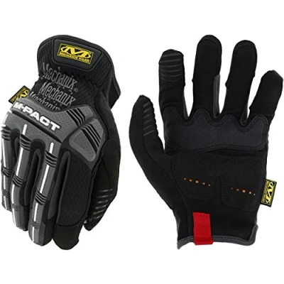 Abbildung von Mechanix Wear M Pact® Open Cuff Handschuhe (Small, Schwarz)
