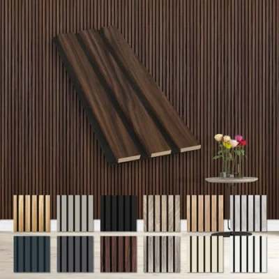 Abbildung von Hexim Wanddekoobjekt Catania Oak (Akustikpaneele Musterstück flexible Lamellenwand Holz MDF Wandpaneele Lamellenverkleidung Wandverkleidung Innendekoration schalldämmend (Catania AP13 / APH13 Musterstück)