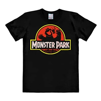 Abbildung von Logoshirt Cookie Monster PARK Tshirt print, Herren, Größe: 5XL, Schwarz