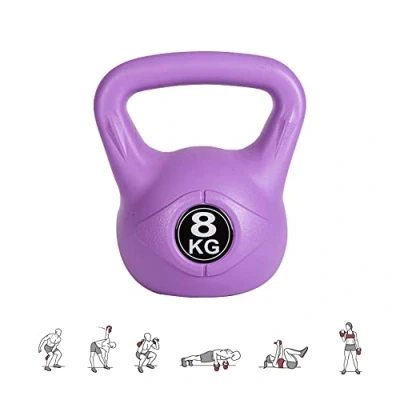 Abbildung von MAGIC SELECT 8 kg Kettlebell Gewicht mit Ergonomischem Griff, Hantel für Muskeltraining zu Hause und im Fitnessstudio.