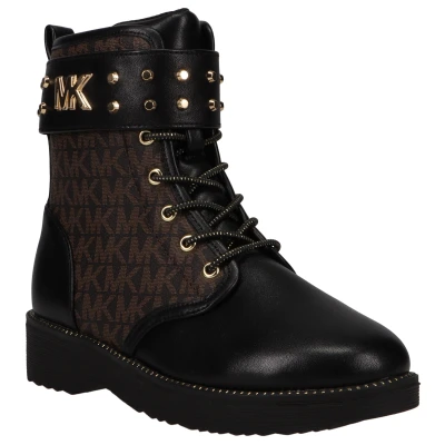 Abbildung von Michael Kors Kids Haskell Studs Stiefelette für Kinder, Größe: 33, Black Pu