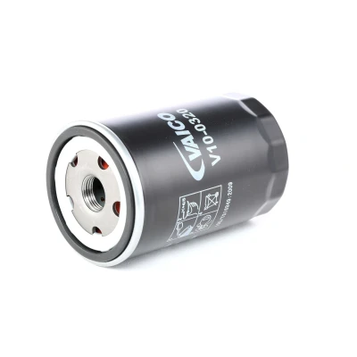 Abbildung von VAICO V10 0320 Ölfilter 3/4 16 UNF Original Qualität mit einem Rücklaufsperrventil Anschraubfilter VOLKSWAGEN: GOLF 1, 2, AUDI: 80 B3