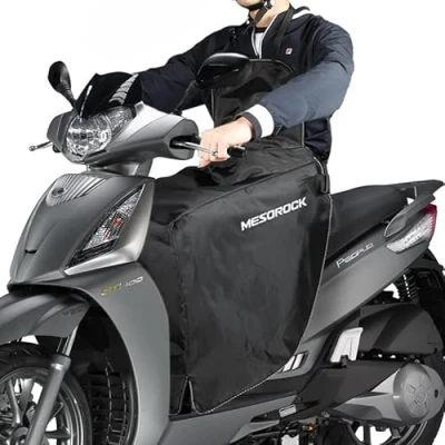 Abbildung von Glorlliant Universal Scooter Beinabdeckung, Roller Schürze Motorrad Beinschürze Abdeckung, Multifunktionaler Rollstuhl Beinabdeckung Wasserdichte Schürze, Fleece Gefütterte