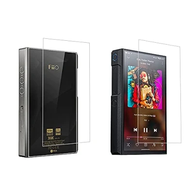 Abbildung von Weinko [Vorder und Rückseite] Displayschutzfolie kompatibel mit Fiio M11 Plus, Härtegrad 9H, gehärtetes Glas, kratzfest, bruchsicher, kristallklar