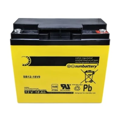 Abbildung von Sun Battery SB12 18V0 12V 18Ah Blei Akku AGM mit VDs