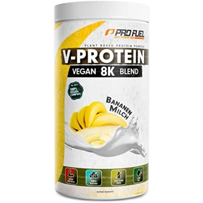 Abbildung von ProFuel V Protein Vegan 8K Blend Bananenmilch 750 g