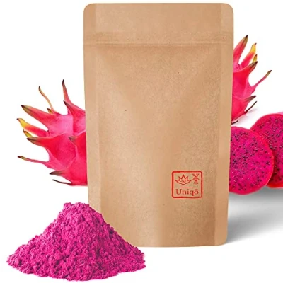 Abbildung von Tea Uniqo Pink Matcha Drachenfrucht Pulver Pitaya 200g refill bag