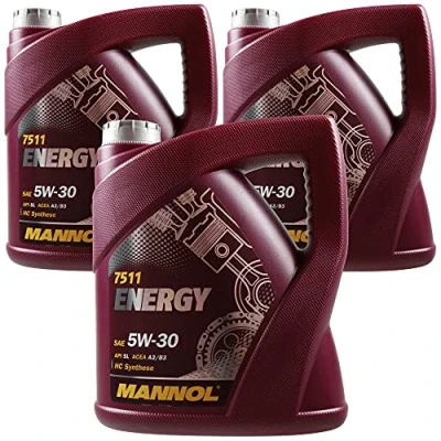 Abbildung von QR Parts Set 85491714 MN7511 4 3x Liter Original MANNOL Motoröl Energy 5W 30 API SL/CF Engine Oil Öl
