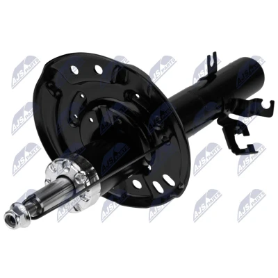 Abbildung von NTY A NS 034 Stoßdämpfer Vorderachse links Gasdruck Federbein oben Stift NISSAN: X Trail (T32) 1.6 DIG T, 2.0 ALL MODE 4x4 i, dCi i