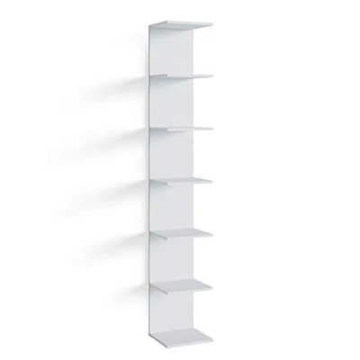 Abbildung von Vicco Bücherregal Paolo, Weiß, 30 x 190 cm