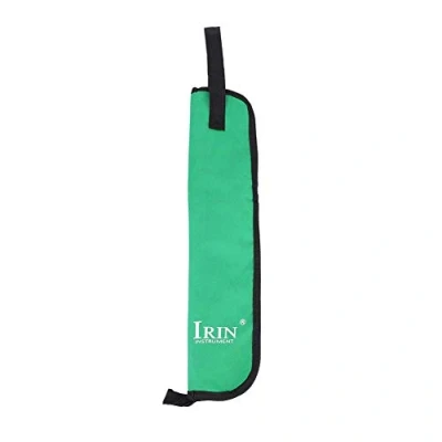 Abbildung von Trommelstock Tasche Aufbewahrungskoffer Hängende Tragbare Handtasche mit Griff 5 Farben(Grün) Musikinstrumentenzubehör