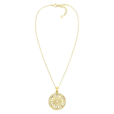 Abbildung von Sofia Milani SUN STAR Circle Halskette goldcoloured, Damen, Größe: One Size, Gold coloured