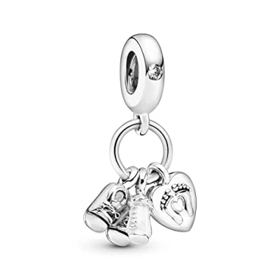 Abbildung von Pandora Bottle Dangle Charm, Damen, Größe: One Size, Sterling silver