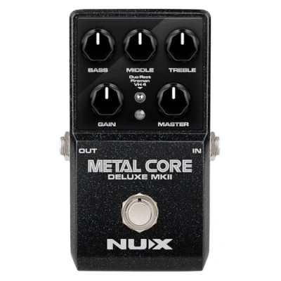 Abbildung von NU X Metallkern Deluxe mkII Pedal mit 3 wählbaren High Gain Ventil Amp Modelle