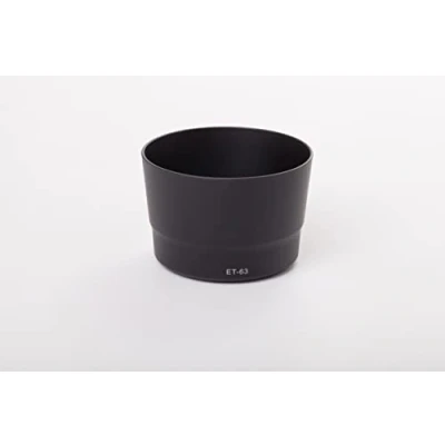 Abbildung von vhbw Gegenlichtblende kompatibel mit Canon EF S 55 250/4 5.6 is STM 58mm Objektiv Schwarz, Kunststoff, Rund Ersatz für 8582B001, ET 63