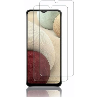 Abbildung von Panzerfolie kompatibel mit Samsung Galaxy A12 [2 Stück] Displayschutzfolie, Schutzfolie [kein Glas] 9H,100% Fingerabdrucksensor Nano Tech