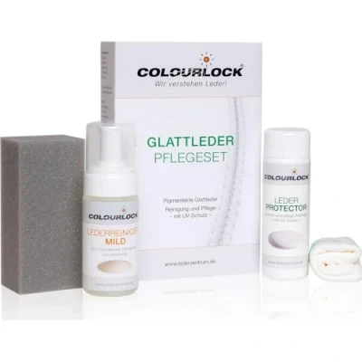 Abbildung von COLOURLOCK Glattleder Pflegeset Mild mit Leder Protector 150ml und Lederreiniger 125ml