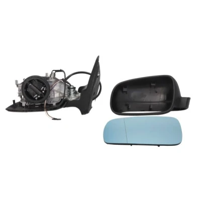 Abbildung von Außenspiegel Blic 5402 04 1127126 links elektrisch Komplettspiegel, beheizt, blau getönt, asphärisch VOLKSWAGEN: Golf 4 Schrägheck, Variant